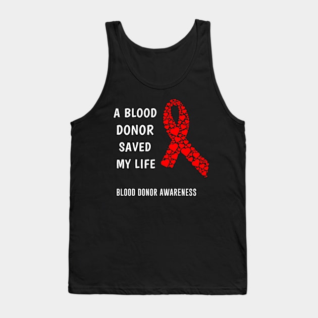 Blood Donor Tank Top by mikevdv2001
